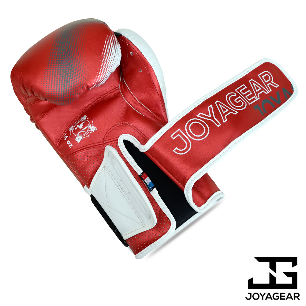 Joyagear "Evolution" Boxhandschuhe - Rot/Weiß