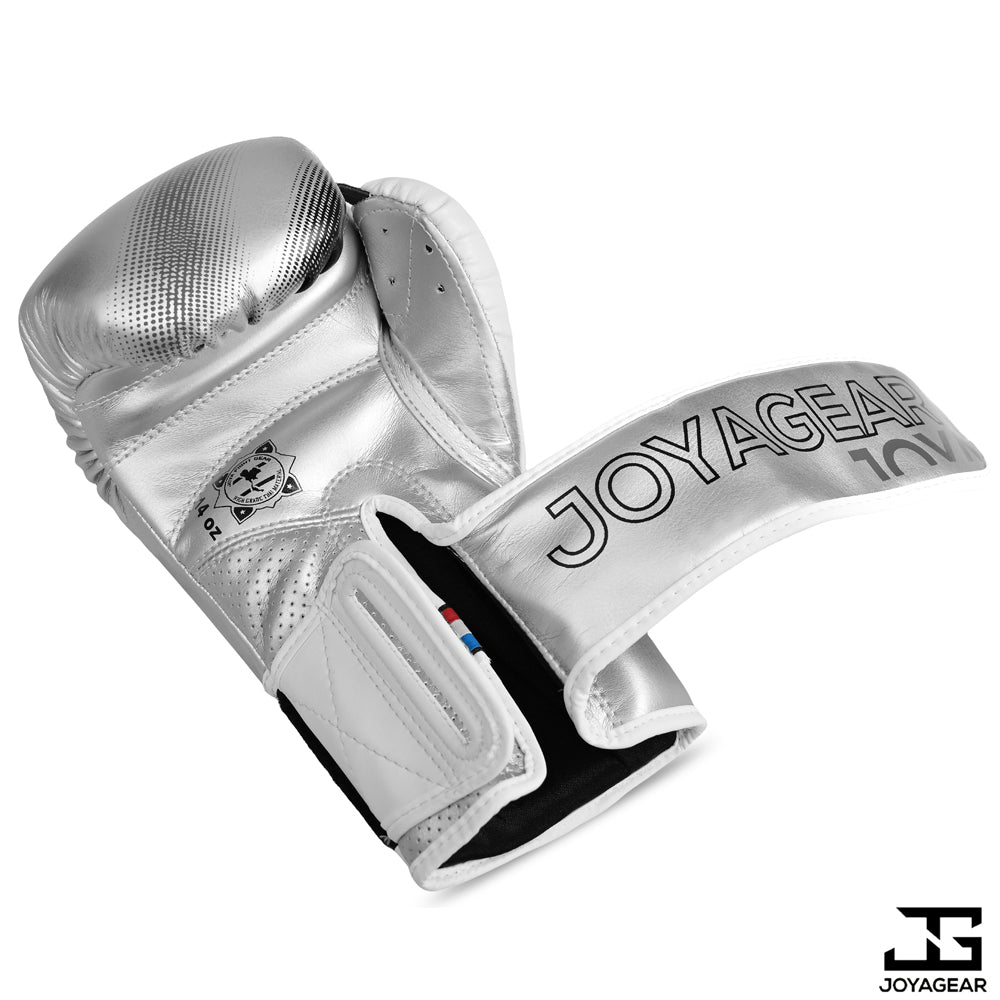 Joyagear "Evolution" Boxhandschuhe - Silber/Weiß