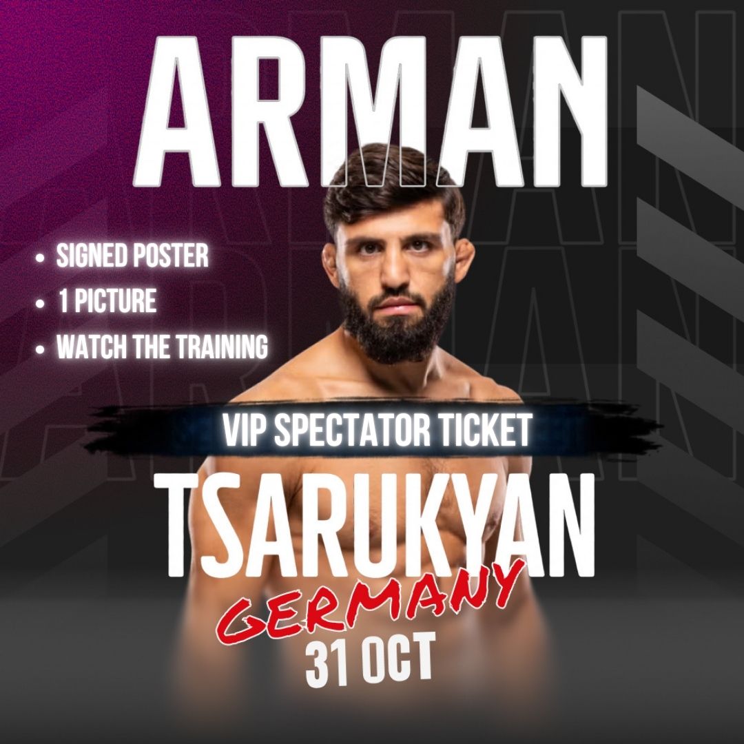 Arman Tsarukyan VIP Zuschauer-Ticket Düsseldorf