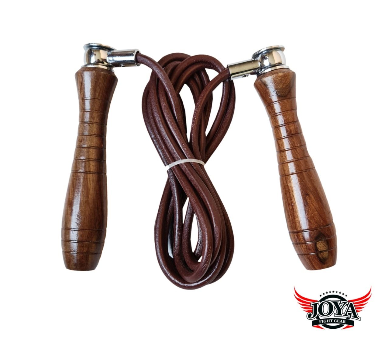JOYA Springseil - Holz - Leder