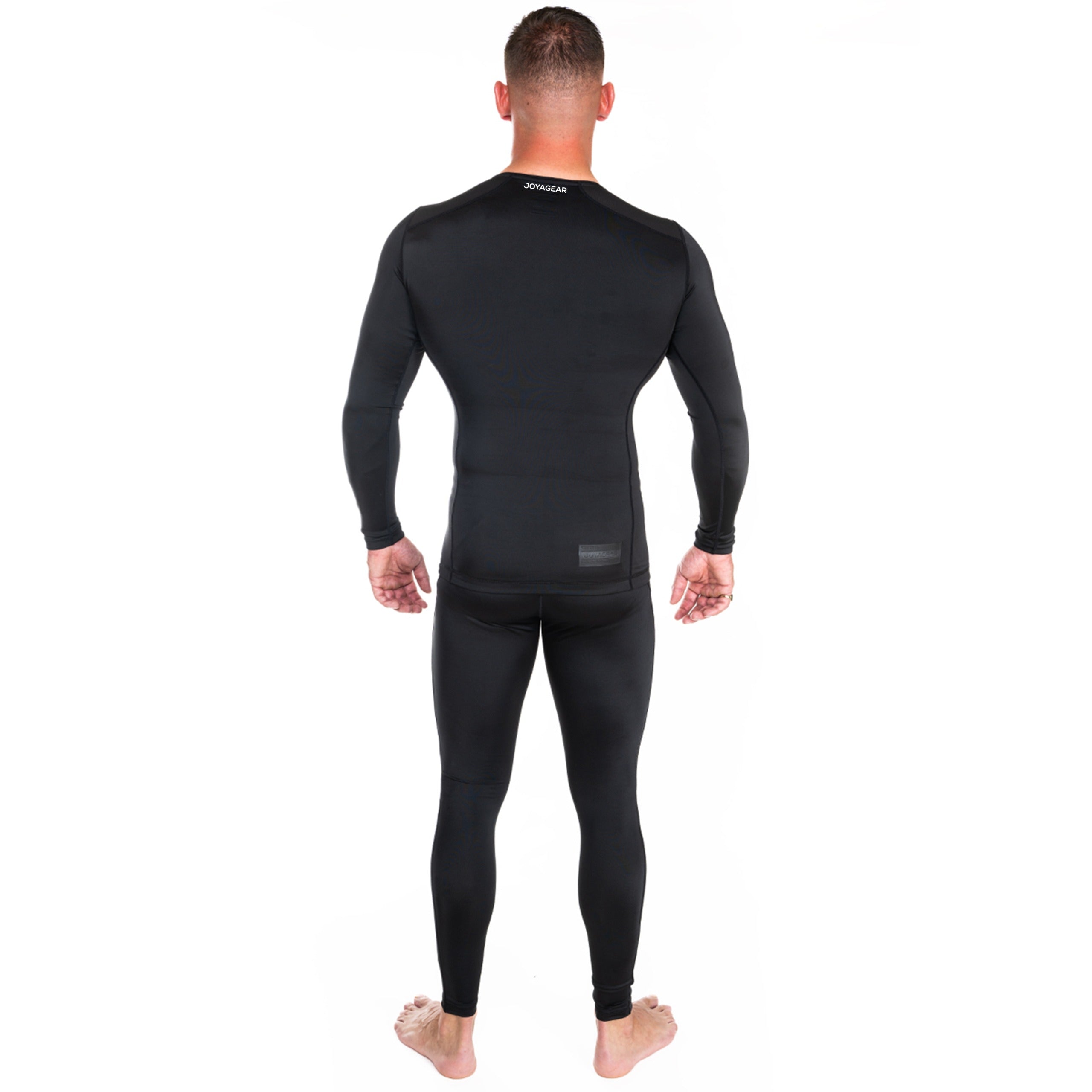Joya Rashguard Langarm - Schwarz/Weiß