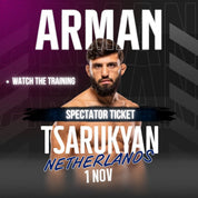 Arman Tsarukyan Zuschauer-Ticket Amsterdam