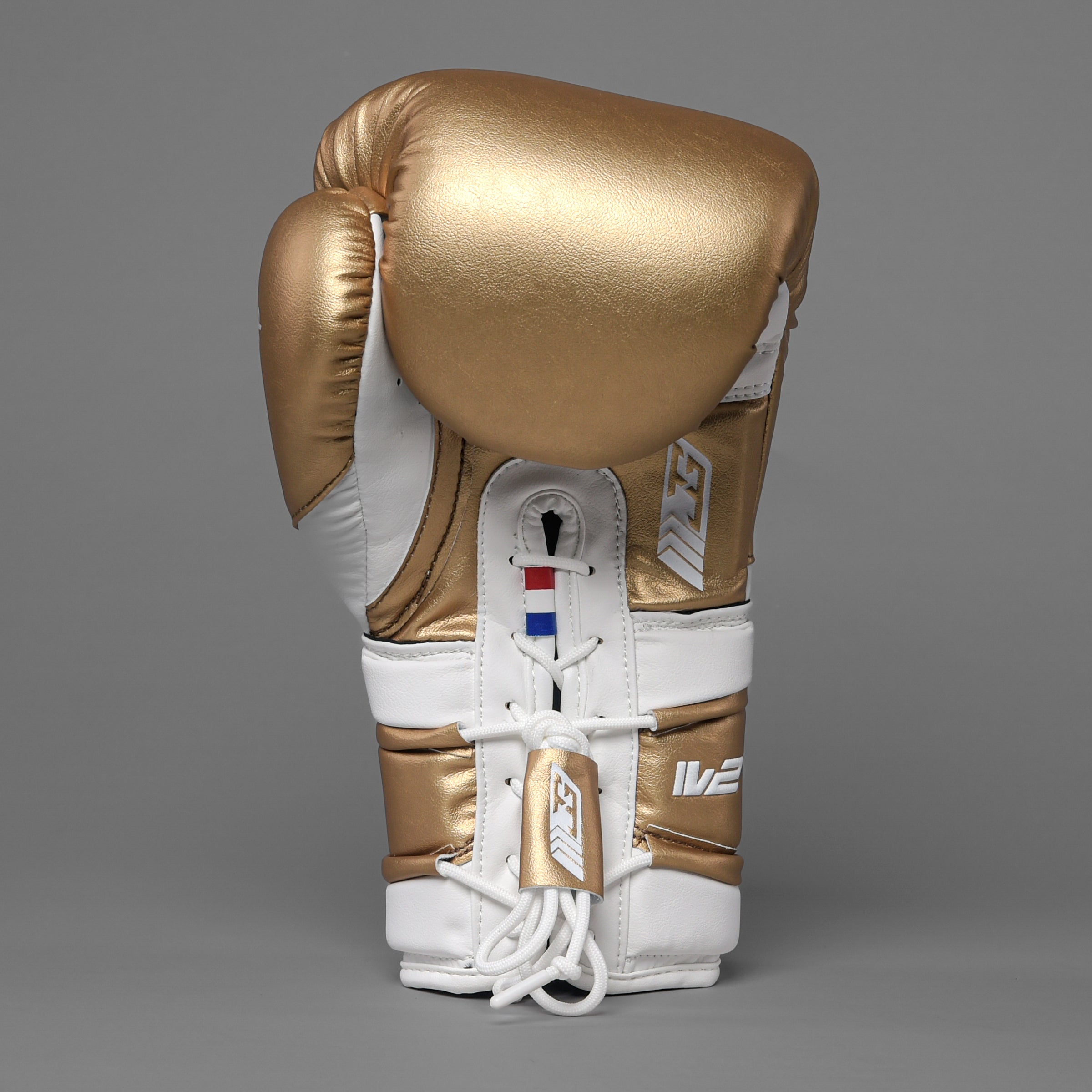 Joyagear Performance V2 Schnür-Boxhandschuhe Weiß/Gold