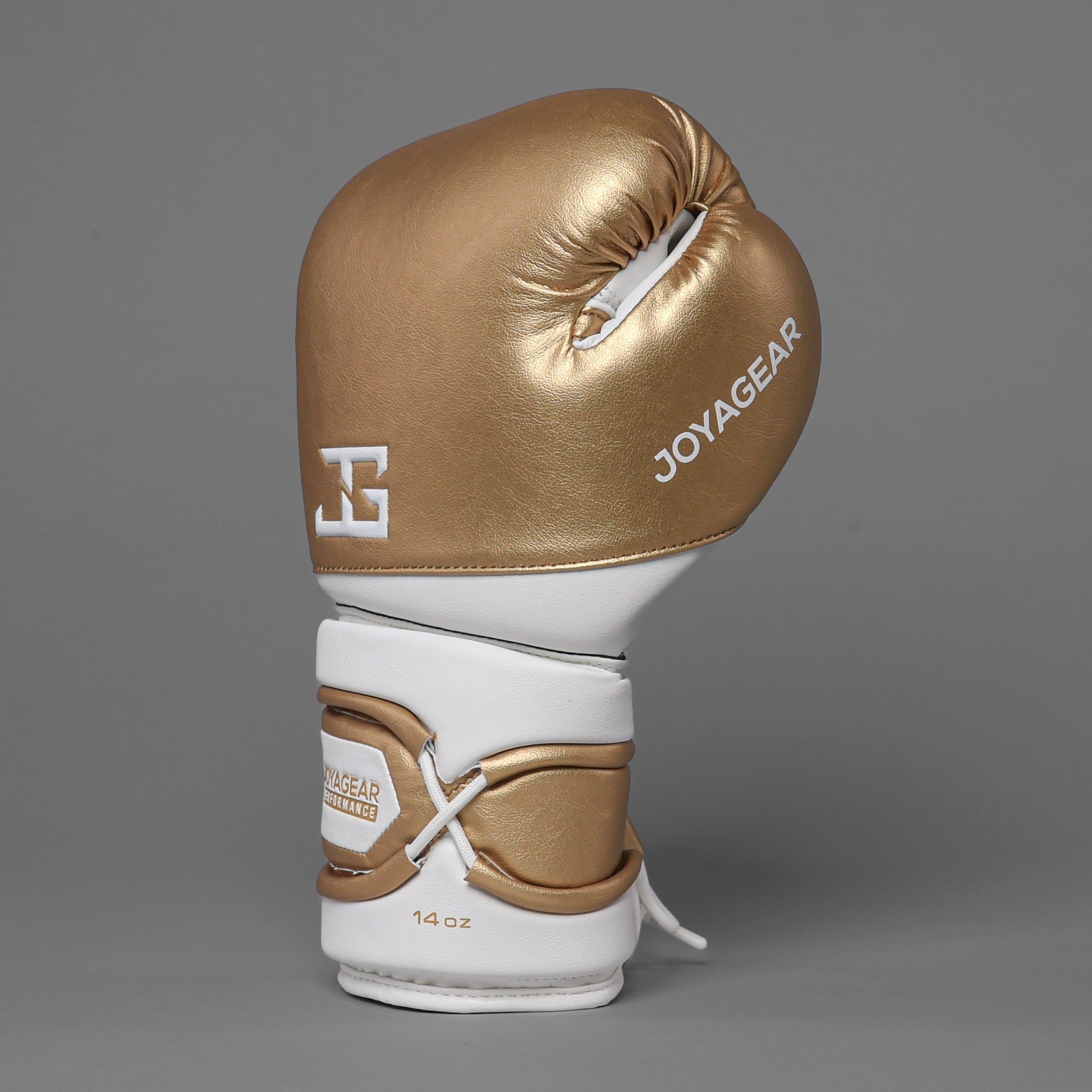 Joyagear Performance V2 Schnür-Boxhandschuhe Weiß/Gold
