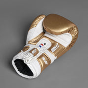 Joyagear Performance V2 Schnür-Boxhandschuhe Weiß/Gold