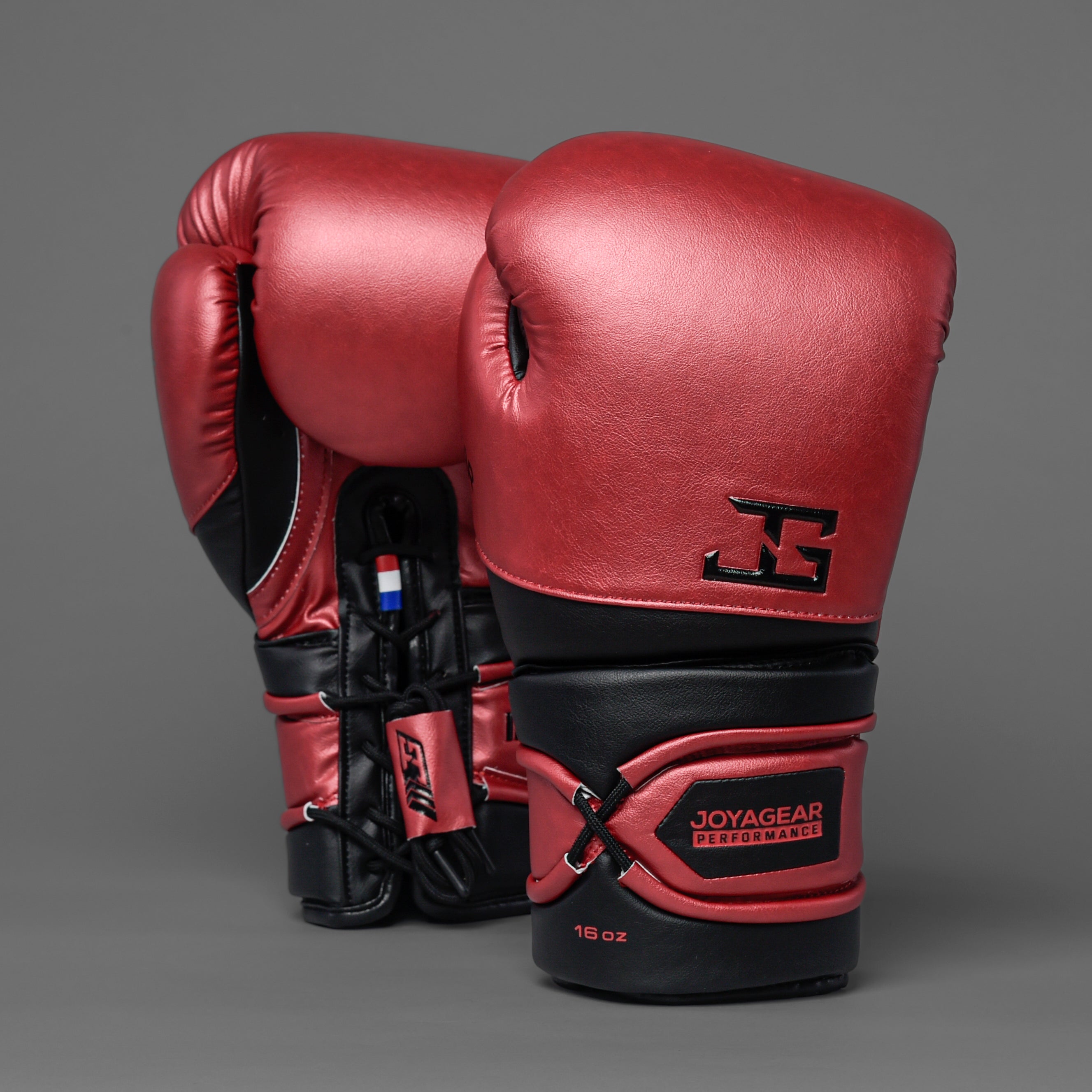 Joyagear Performance V2 Schnür-Boxhandschuhe Rot/Schwarz