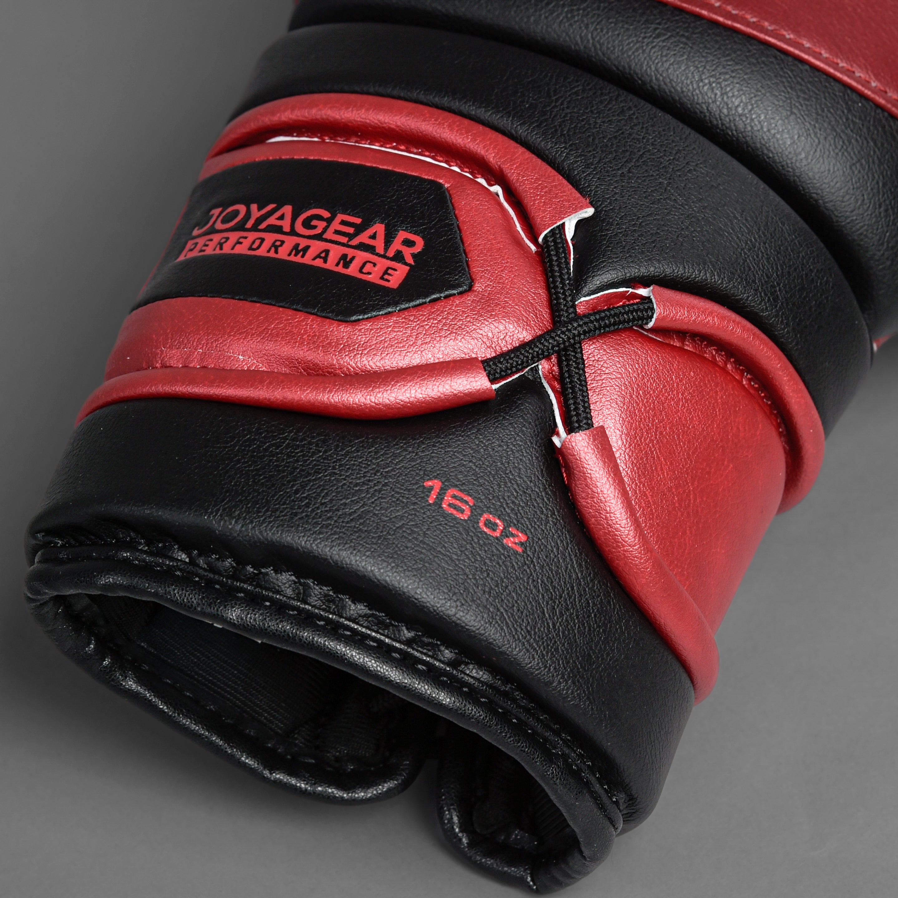 Joyagear Performance V2 Schnür-Boxhandschuhe Rot/Schwarz