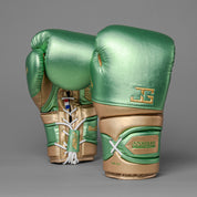 Joyagear Performance V2 Schnür-Boxhandschuhe Grün/Gold