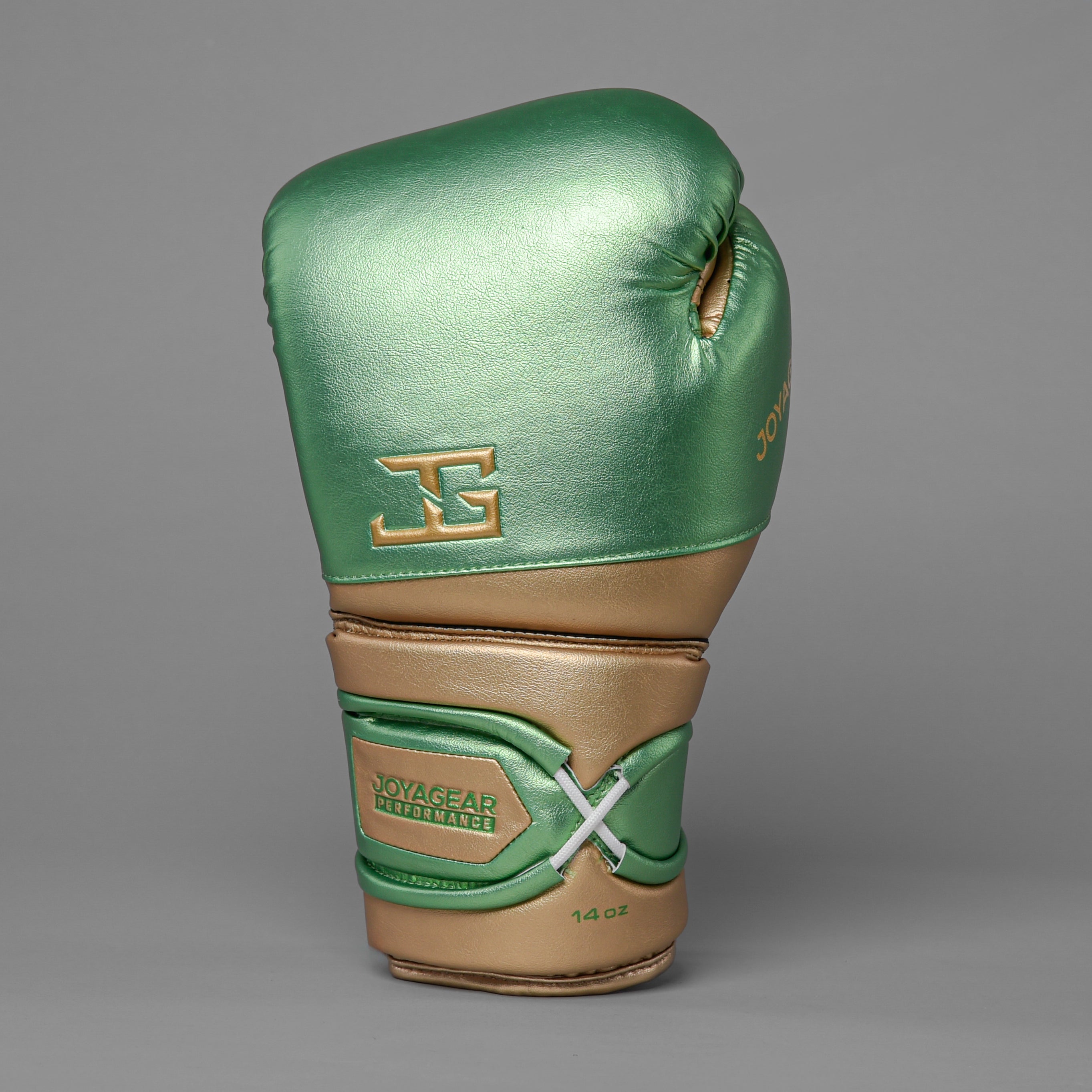 Joyagear Performance V2 Schnür-Boxhandschuhe Grün/Gold