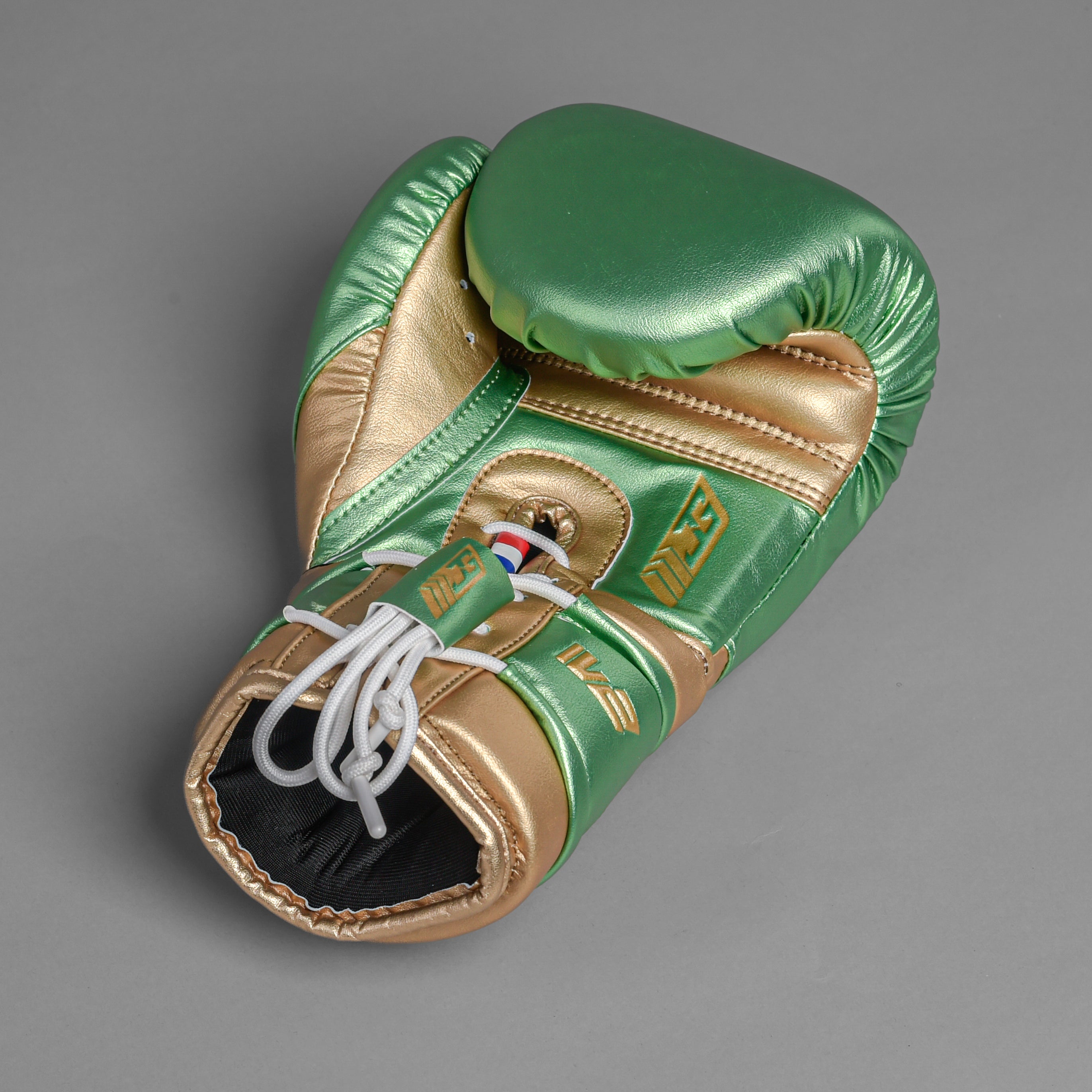 Joyagear Performance V2 Schnür-Boxhandschuhe Grün/Gold