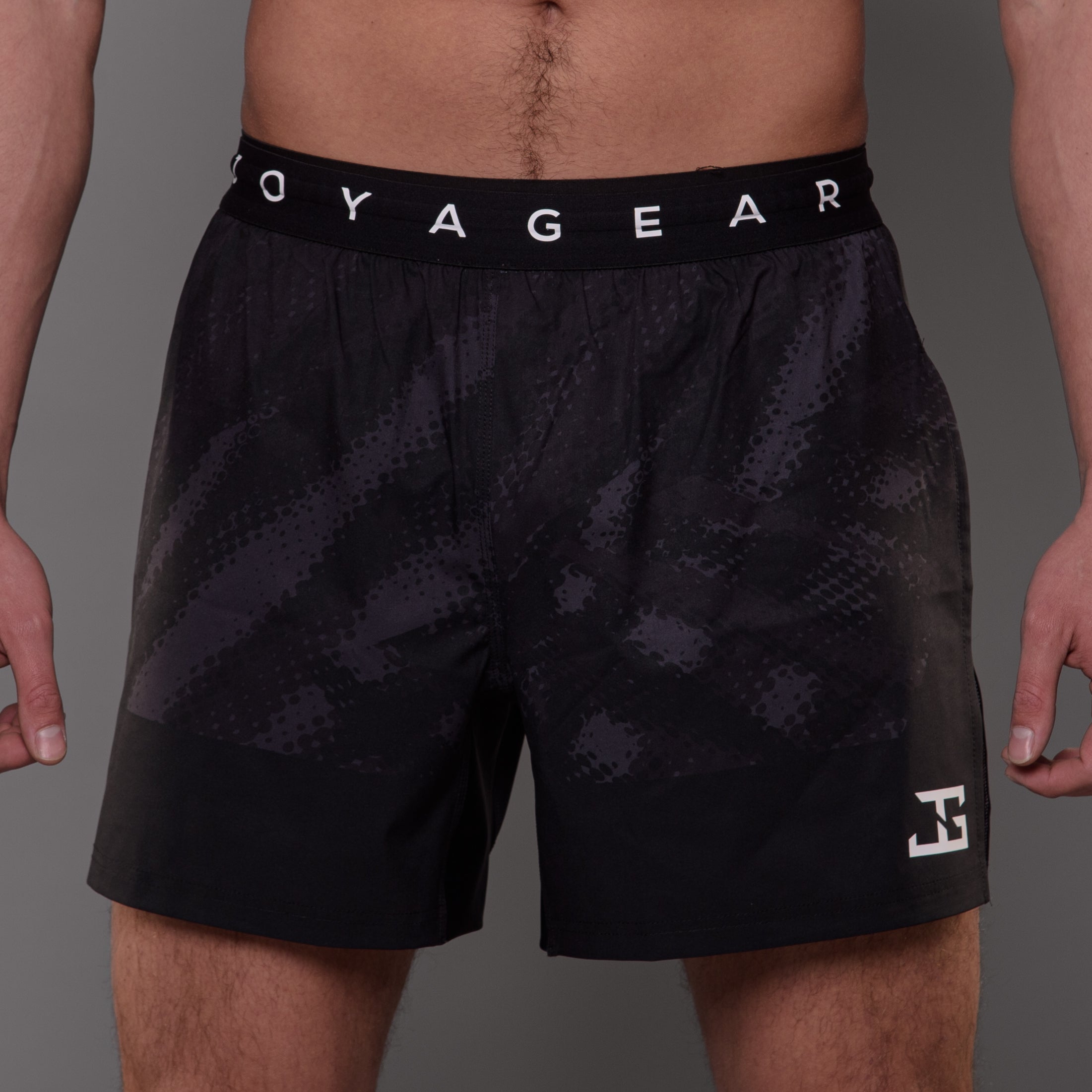 Joyagear Elite High Split MMA Short Schwarz