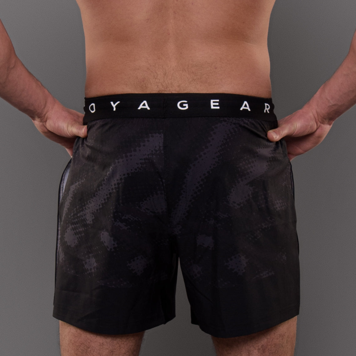 Joyagear Elite High Split MMA Short Schwarz