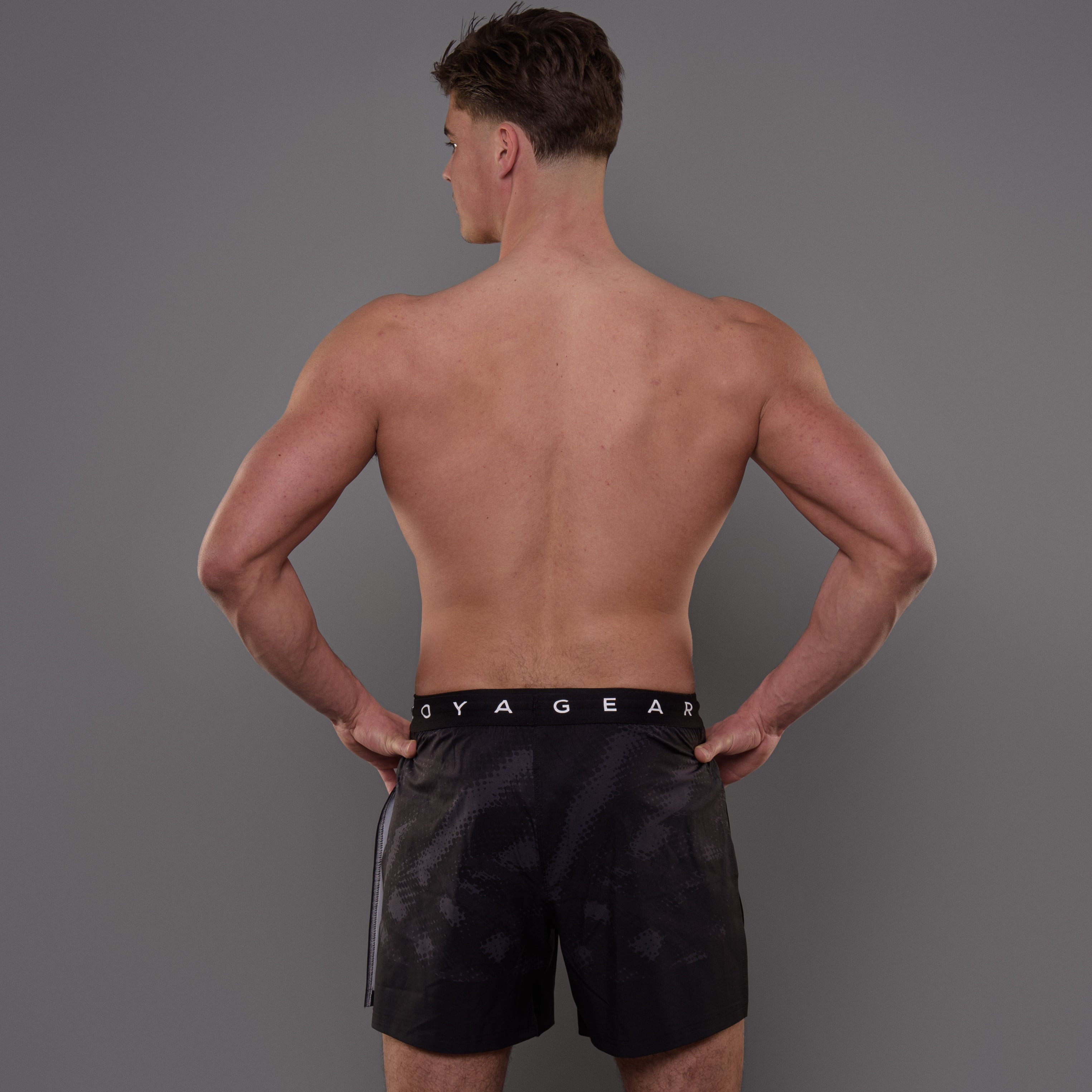 Joyagear Elite High Split MMA Short Schwarz