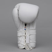 Joyagear Elite Performance Schnür-Boxhandschuhe Leder Weiss