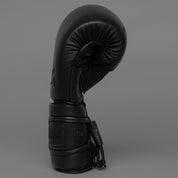 Joyagear Elite Performance Schnür-Boxhandschuhe Leder Schwarz