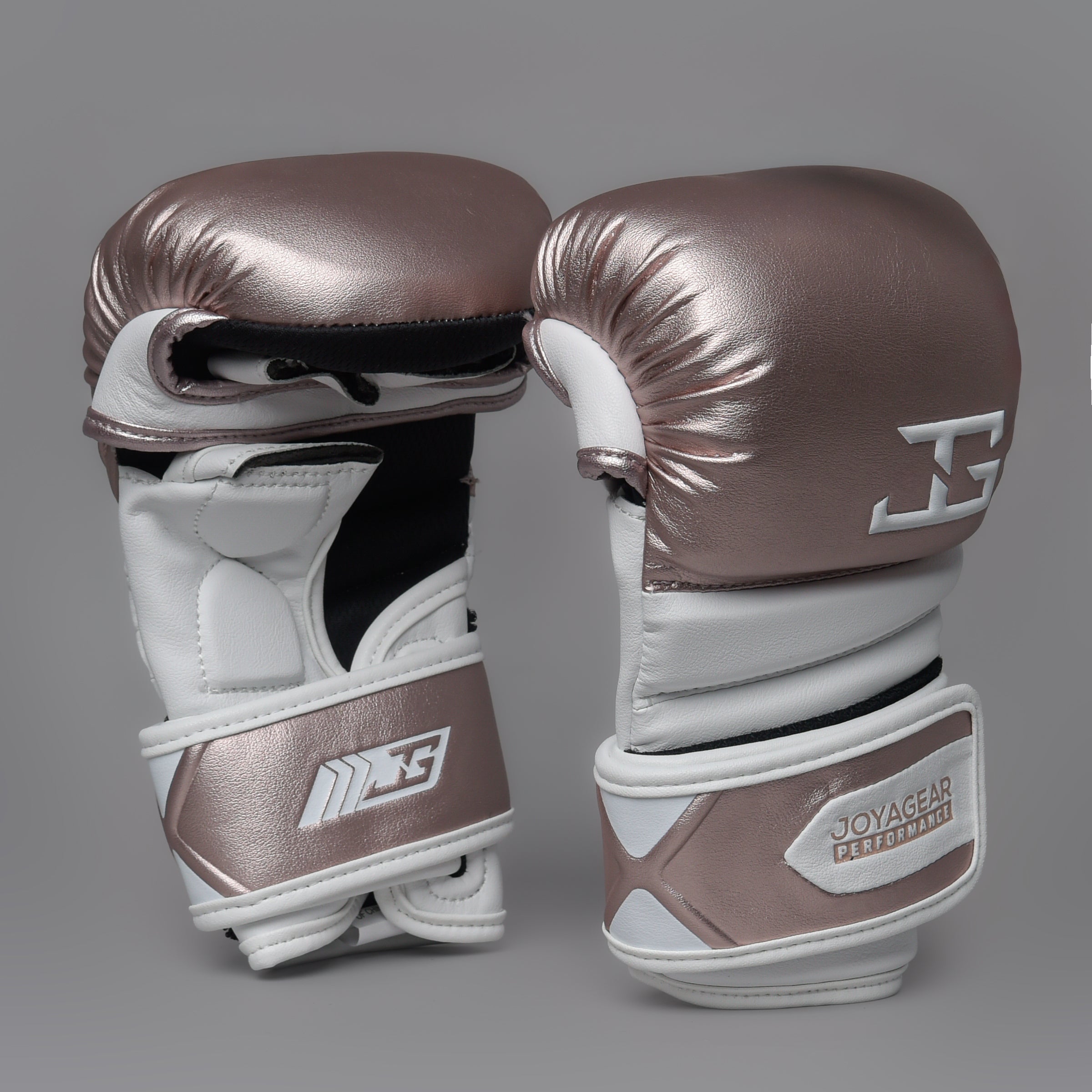 Joyagear Performance MMA Handschuhe Roségold/Weiss