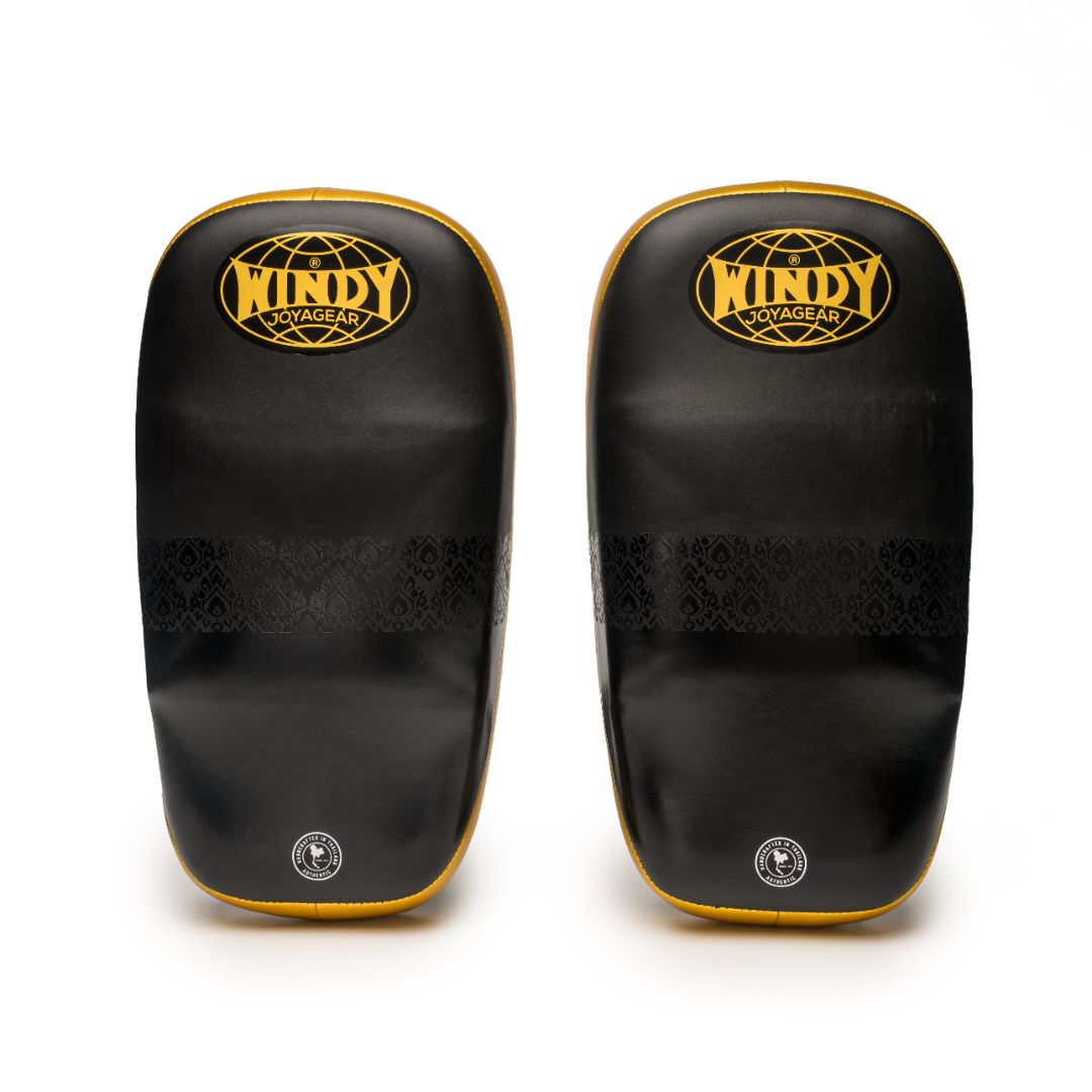 Joyagear X Windy Thai Pads Schwarz/Gold