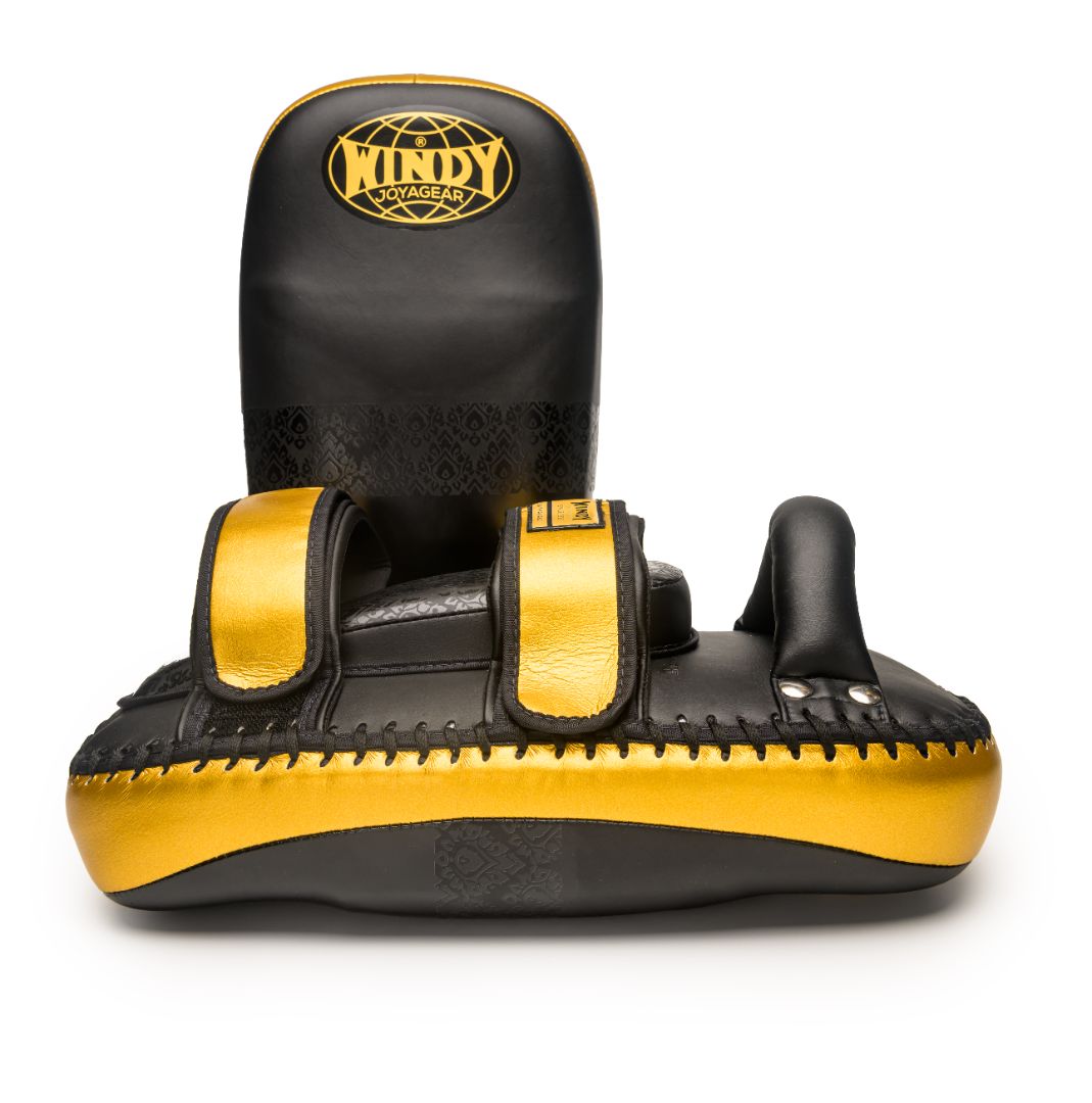 Joyagear X Windy Thai Pads Schwarz/Gold