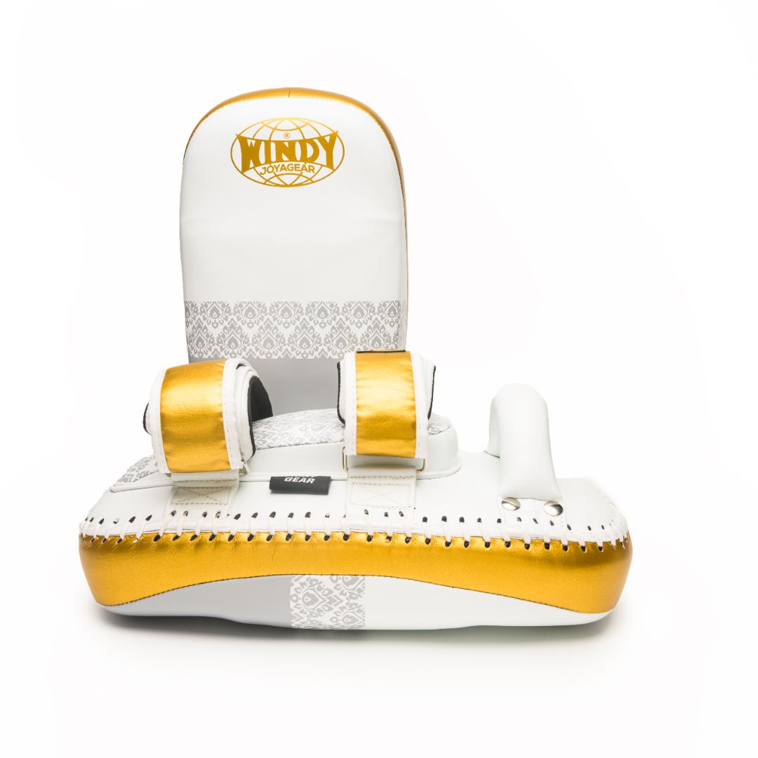 Joyagear X Windy Thai Pads Weiß/Gold