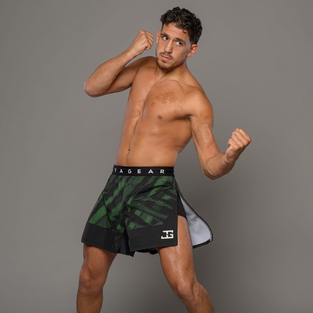 Joyagear Elite High Split MMA Short Grün
