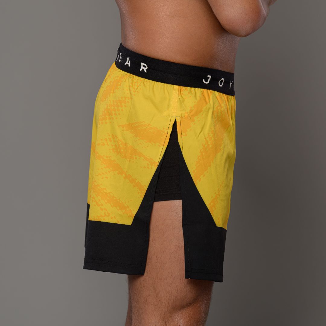 Joyagear Elite High Split MMA Short Gelb