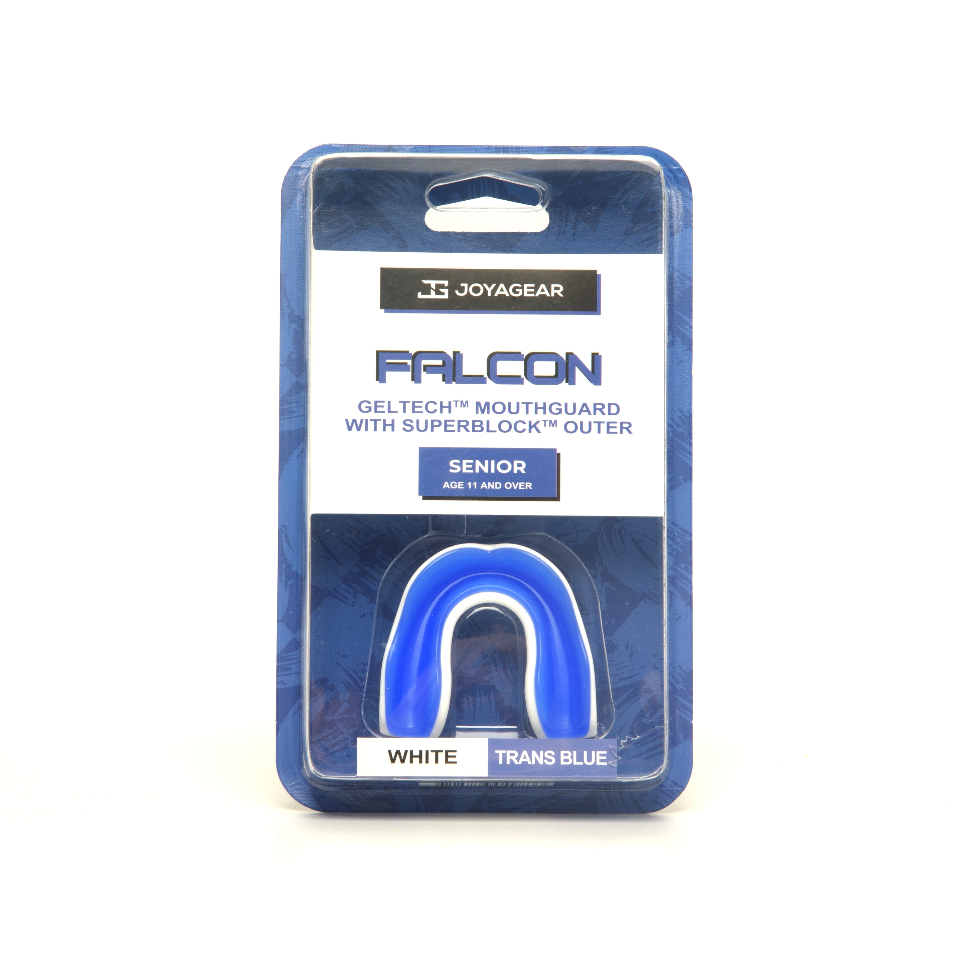 JOYAGEAR Falcon Mundschutz - Weiß/Blau