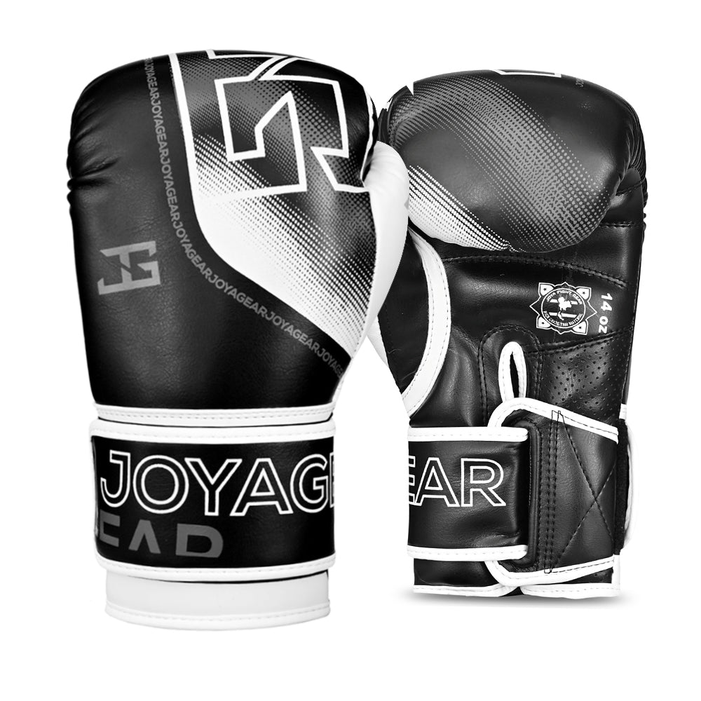 Joyagear "Evolution" Boxhandschuhe - Schwarz/Weiß