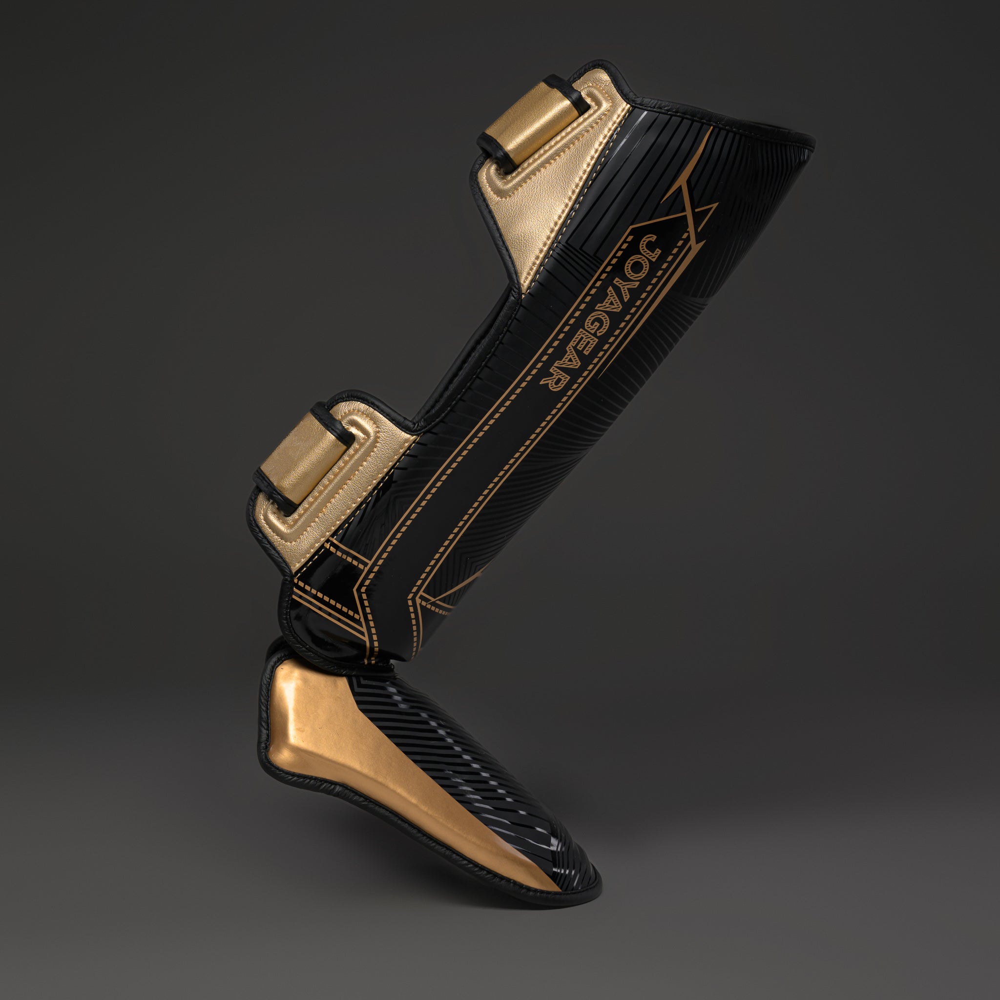 Joyagear Essential Pro Schienbeinschoner Schwarz/Gold