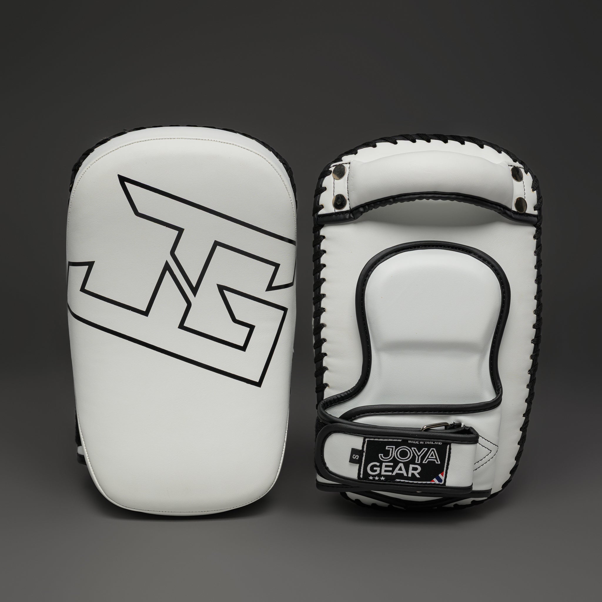 Joyagear Strike Kompakt Thai Pads Weiß