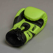Joyagear Performance V2 Schnür-Boxhandschuhe Limettengrün/Schwarz