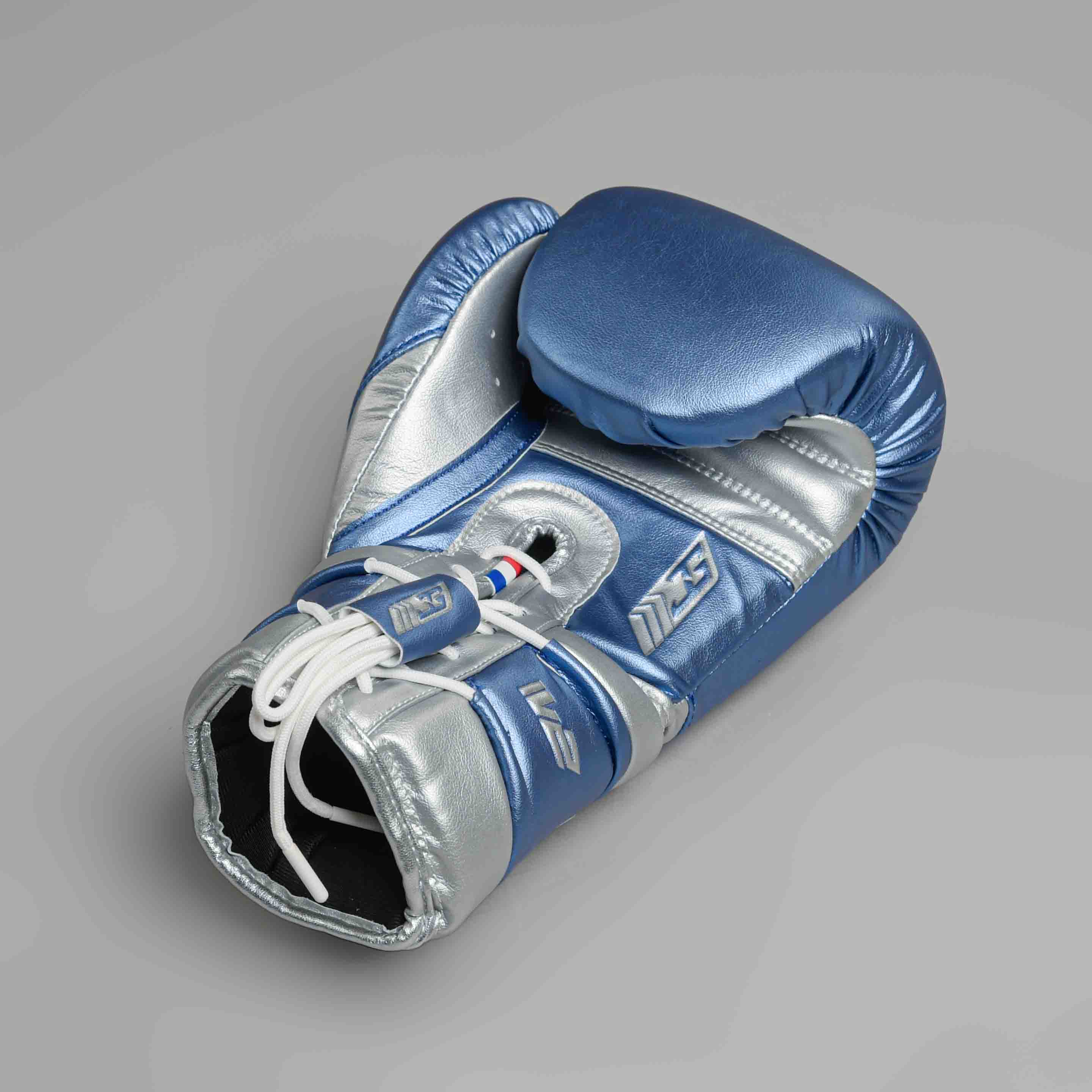 Joyagear Performance V2 Schnür-Boxhandschuhe Blau/Silber