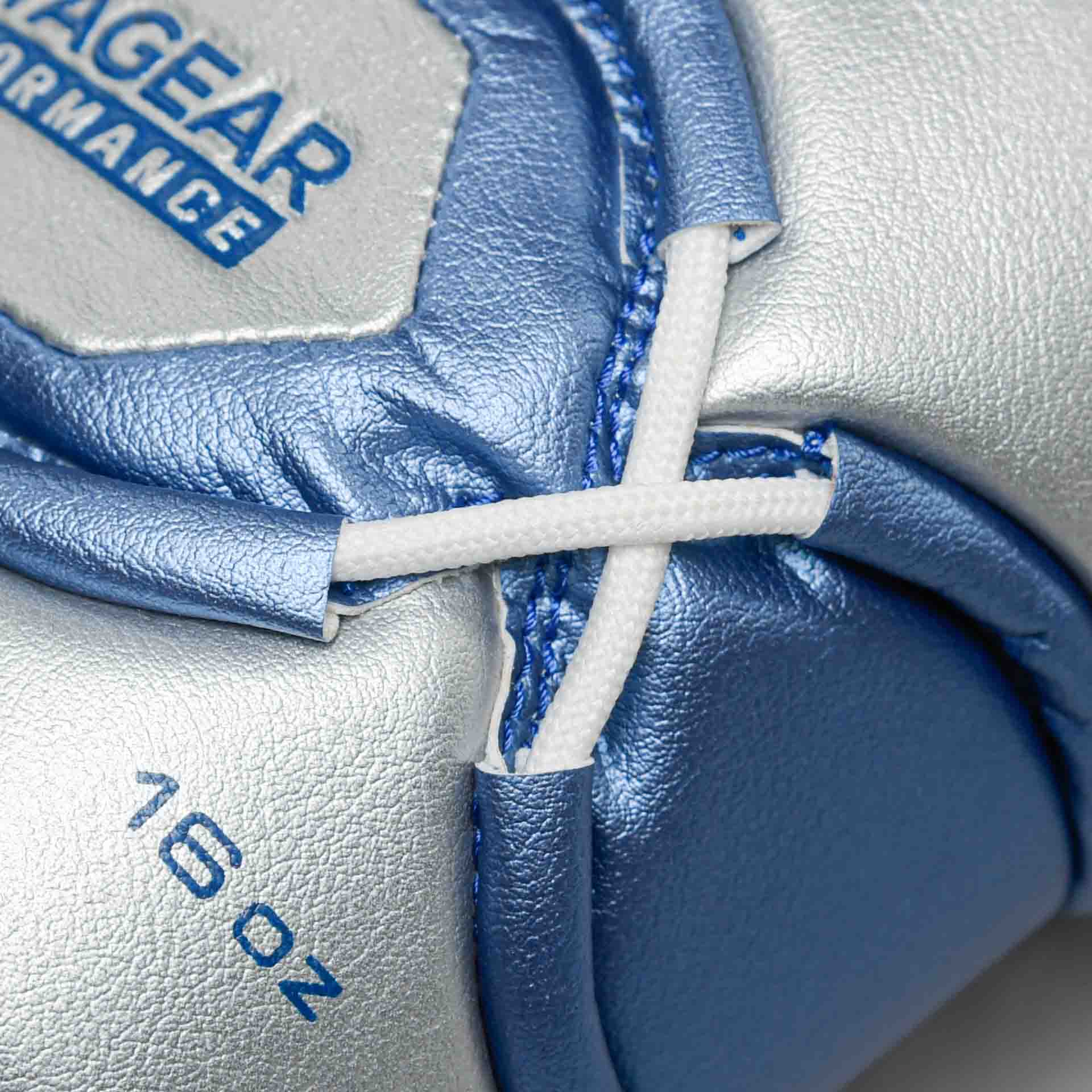 Joyagear Performance V2 Schnür-Boxhandschuhe Blau/Silber