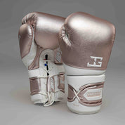 Joyagear Performance V2 Schnür-Boxhandschuhe Roségold/Weiß