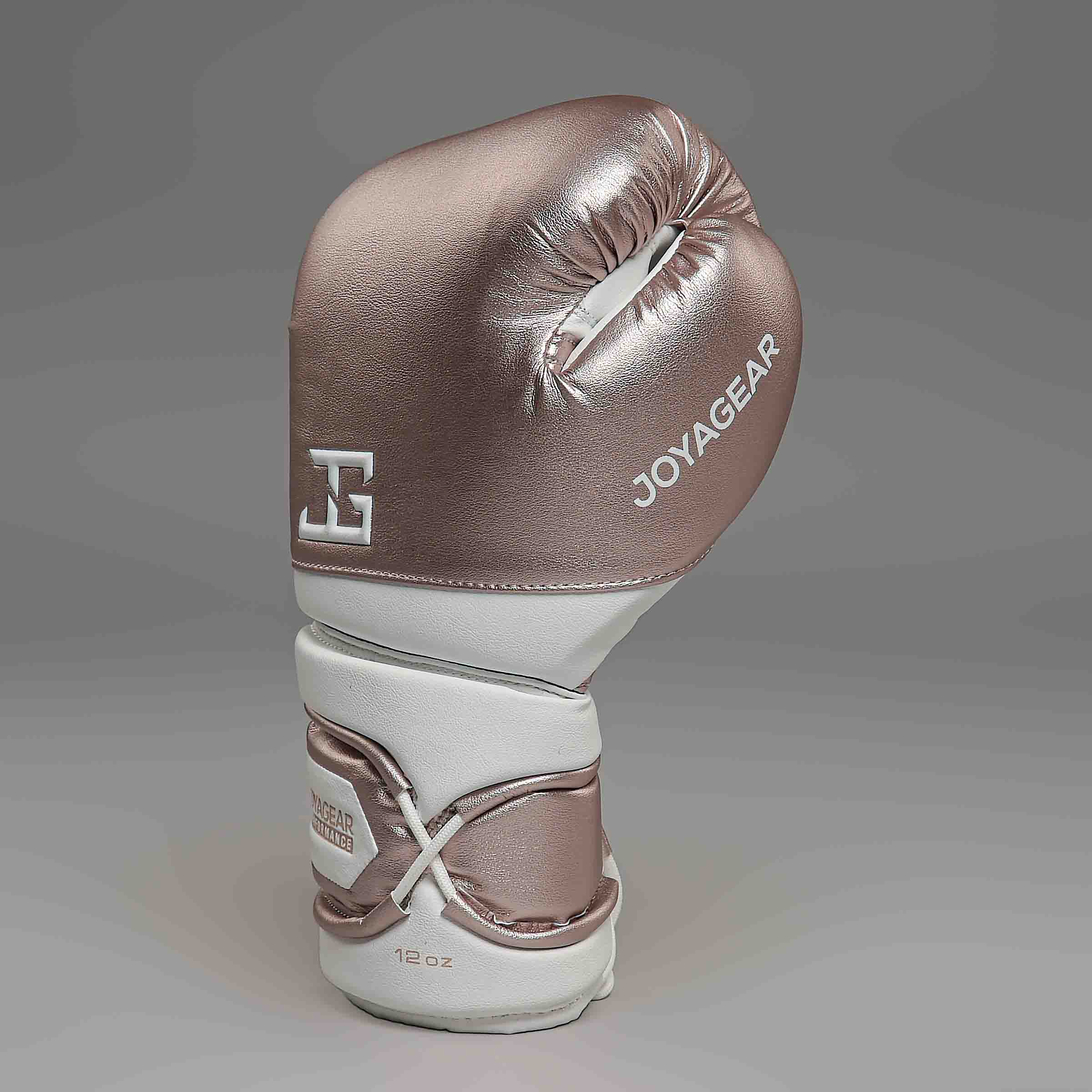 Joyagear Performance V2 Schnür-Boxhandschuhe Roségold/Weiß