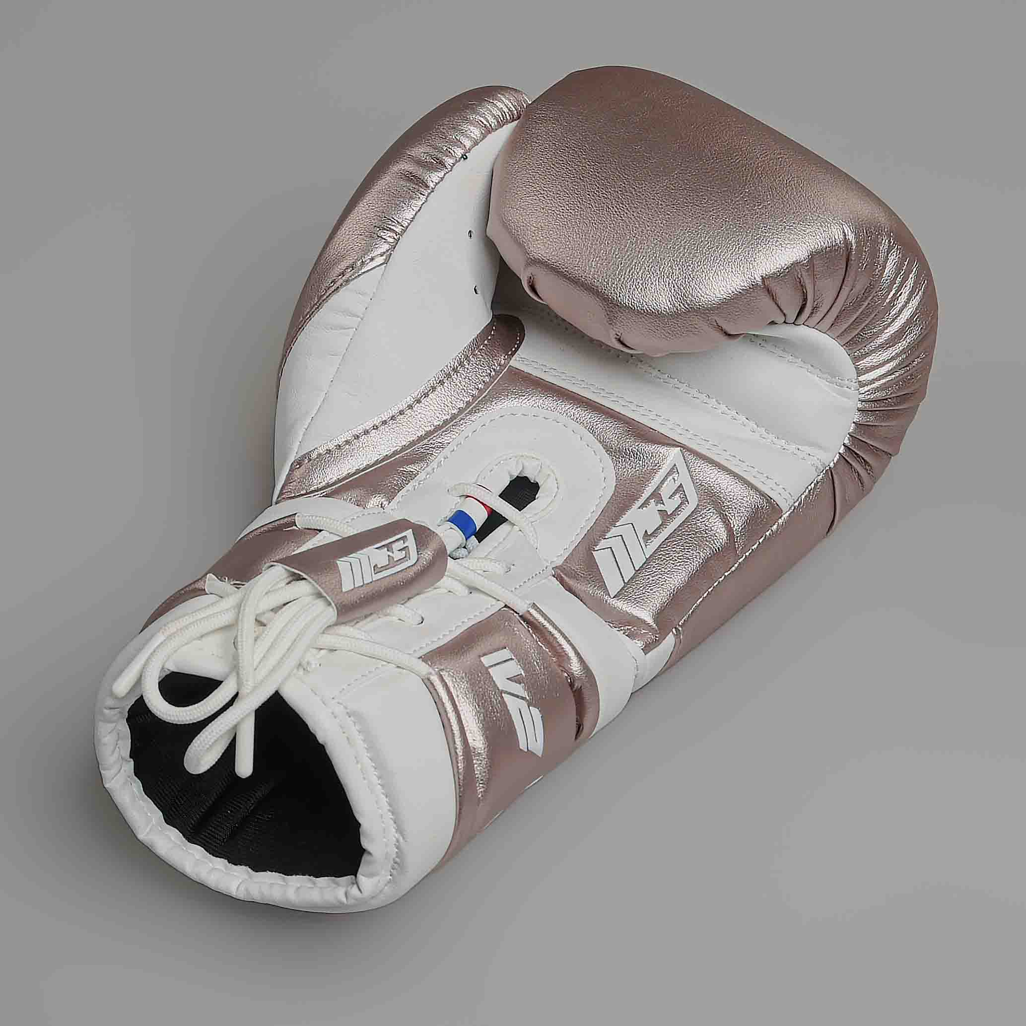 Joyagear Performance V2 Schnür-Boxhandschuhe Roségold/Weiß