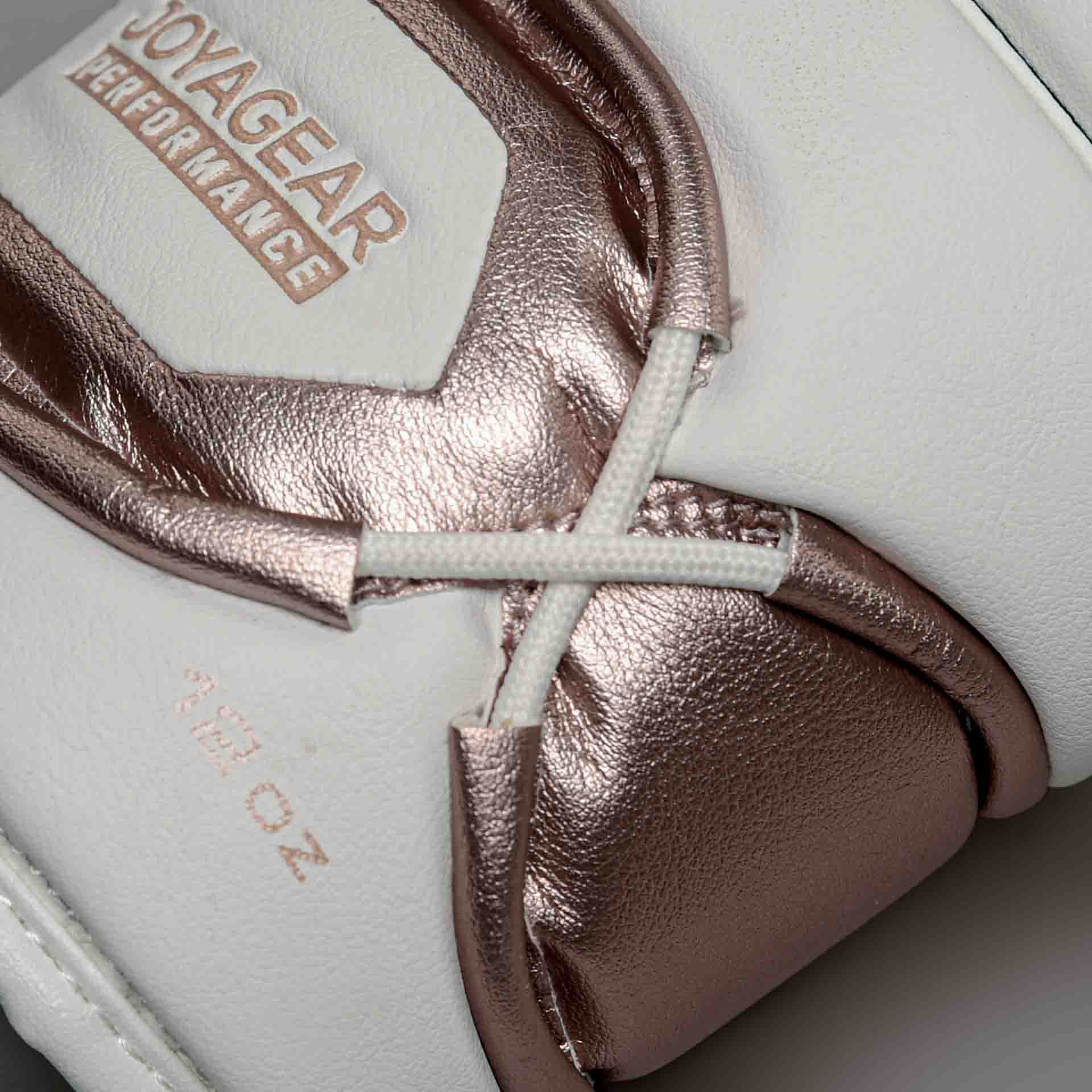 Joyagear Performance V2 Schnür-Boxhandschuhe Roségold/Weiß