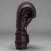 Joyagear Elite Performance Schnür-Boxhandschuhe Leder Schwarz