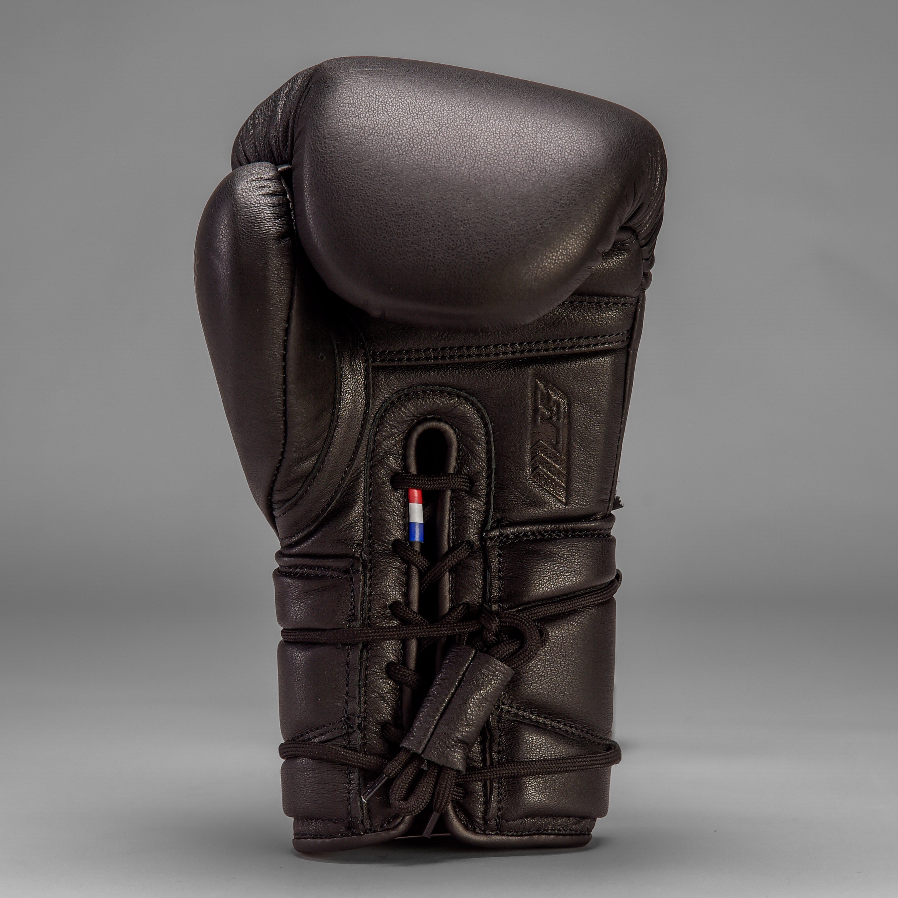 Joyagear Elite Performance Schnür-Boxhandschuhe Leder Schwarz