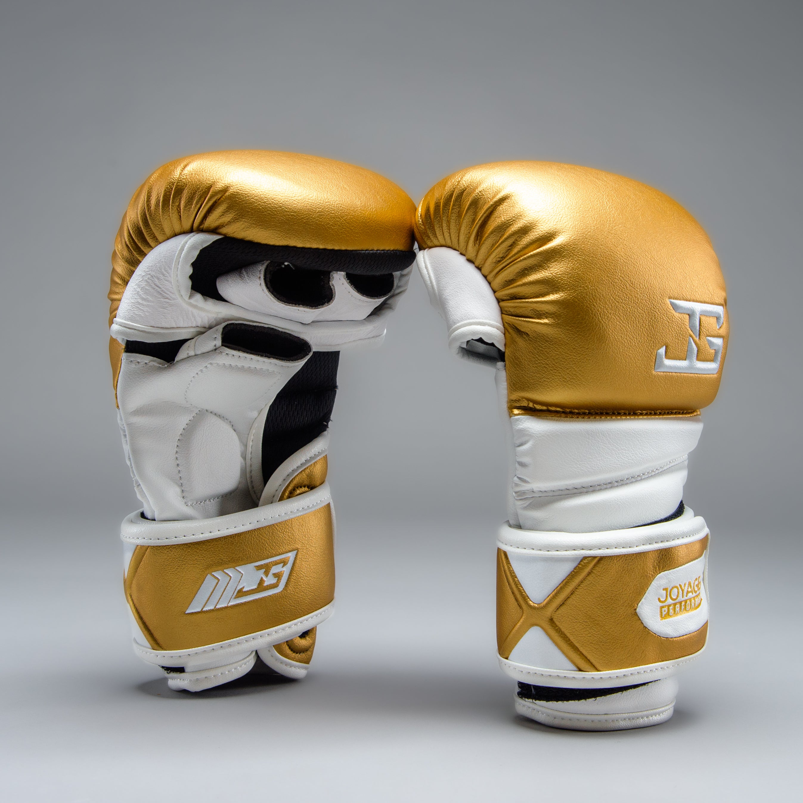 Joyagear Performance MMA Handschuhe Weiß/Gold