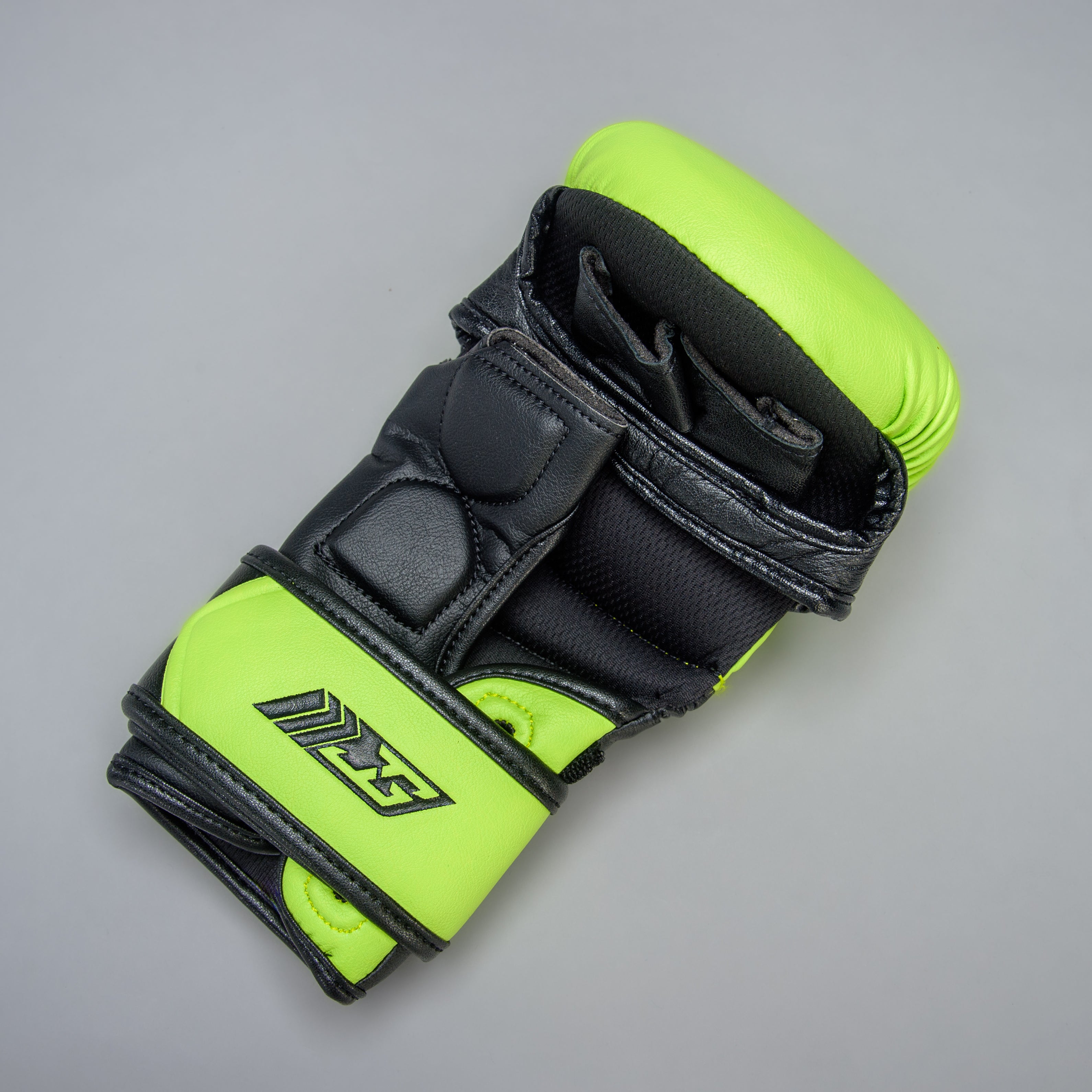 Joyagear Performance MMA Handschuhe Schwarz/Limettengrün