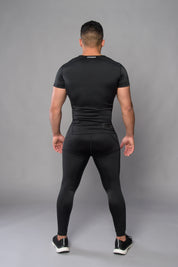 Joya Rashguard Kurze Ärmel - Schwarz/Weiß