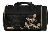 Joya Kinder Schmetterling Sporttasche – Schwarz/Gold