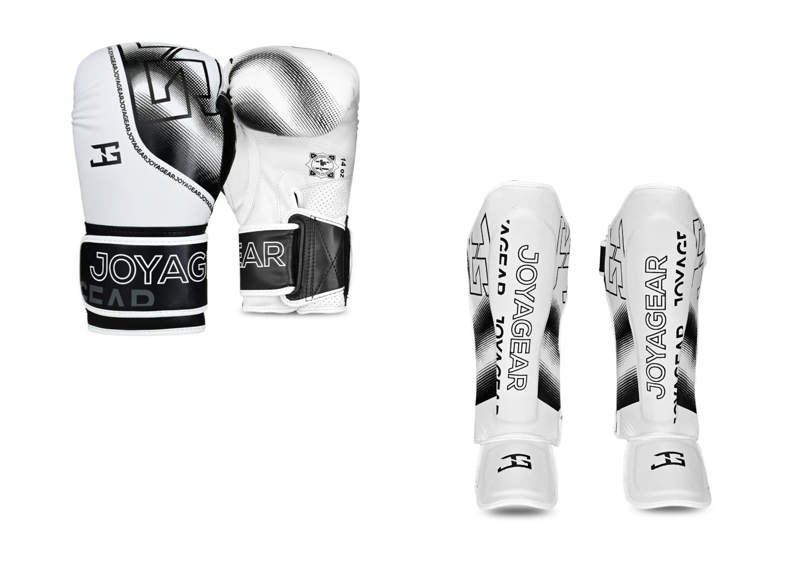 Joyagear Evolution Kickbox-Set Weiß/Schwarz