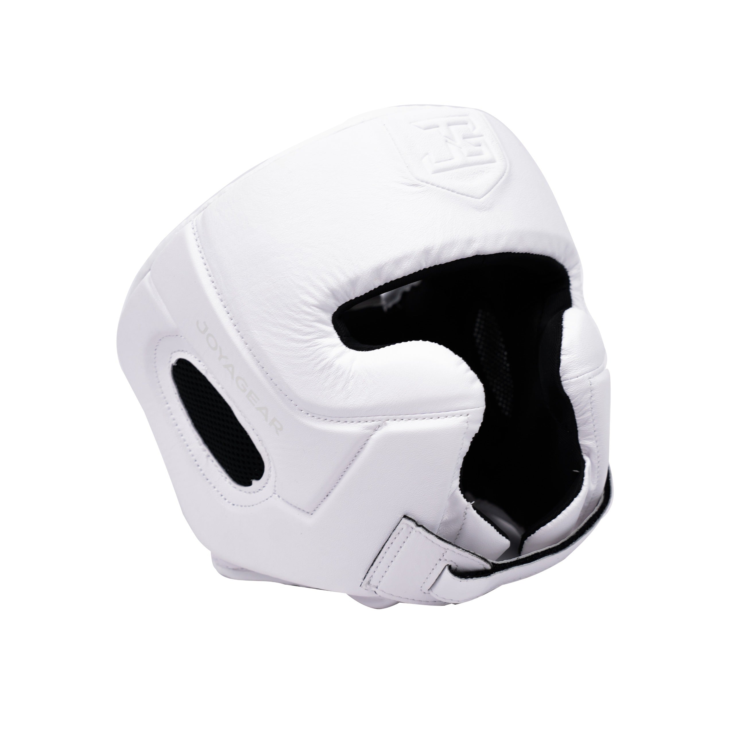 Joyagear Elite Performance Kopfschutz Leder Weiß