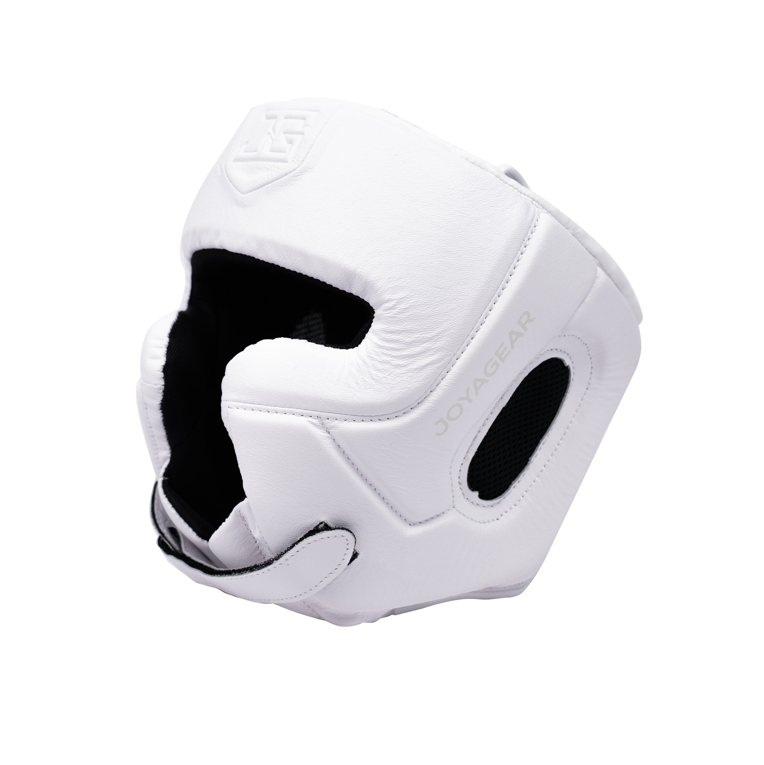 Joyagear Elite Performance Kopfschutz Leder Weiß