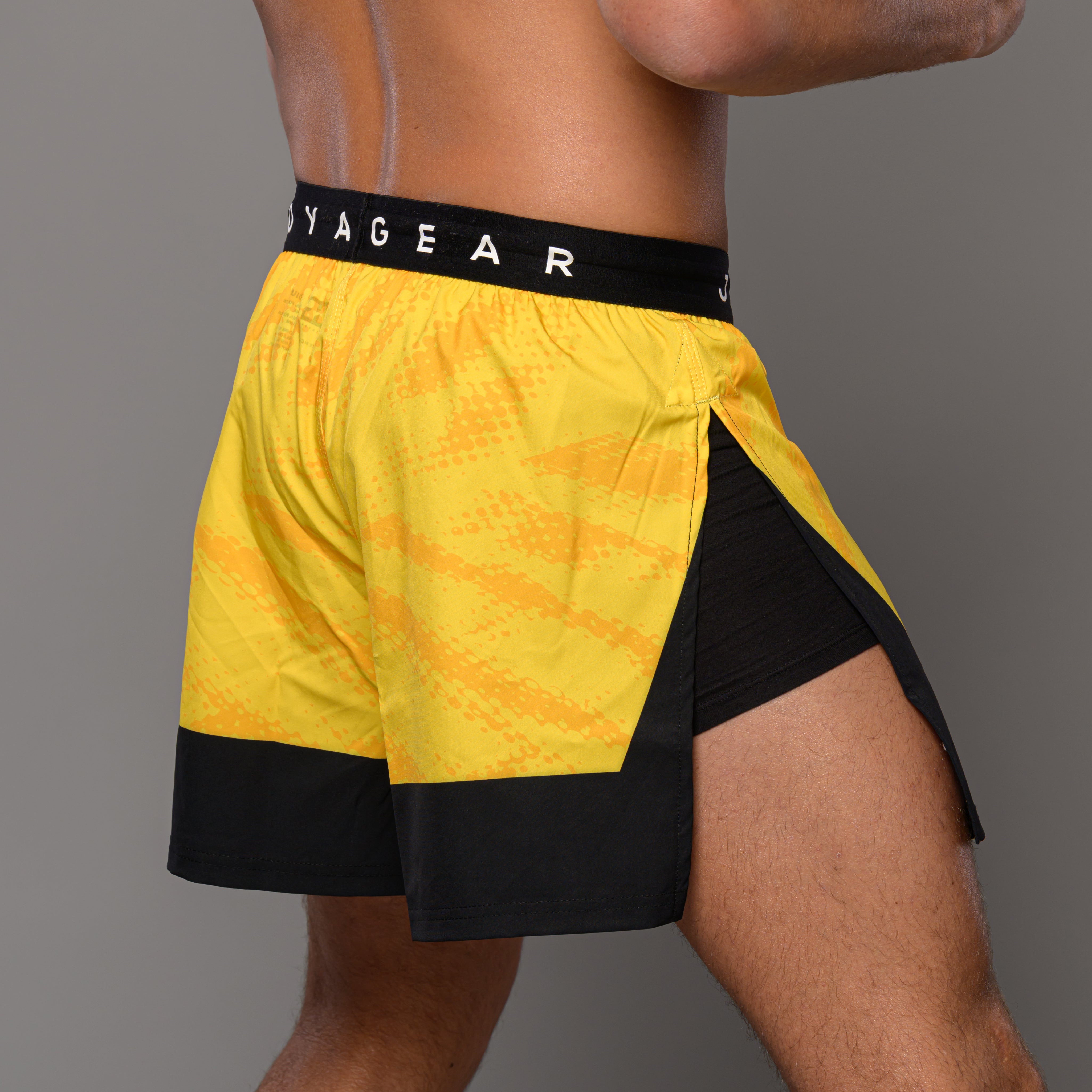 Joyagear Elite High Split MMA Short Gelb