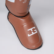 Joyagear Evolution Pro Schienbeinschützer Braun/Weiß