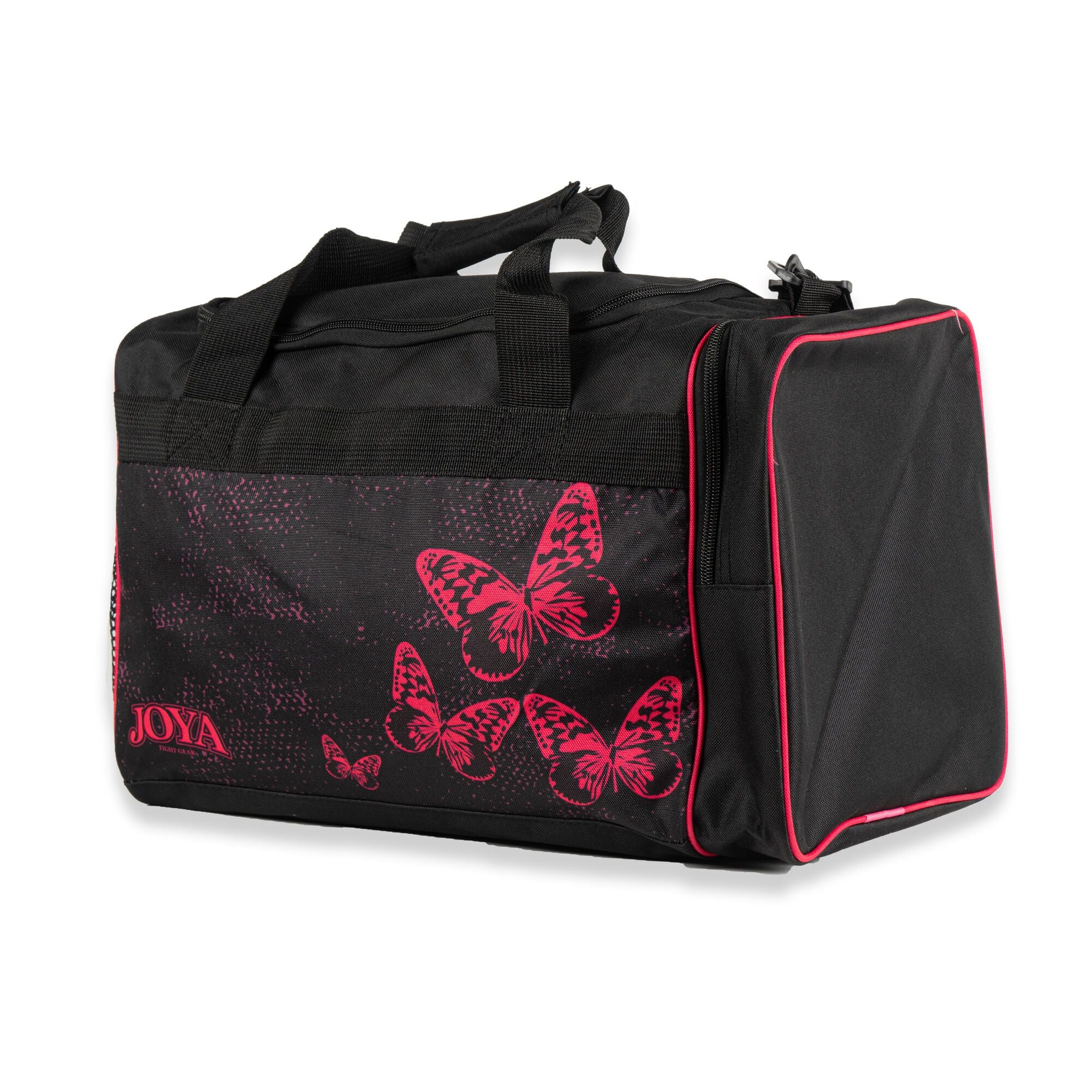 Joya Kinder Schmetterling Sporttasche - Schwarz/Rosa