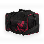 Joya Kinder Schmetterling Sporttasche - Schwarz/Rosa