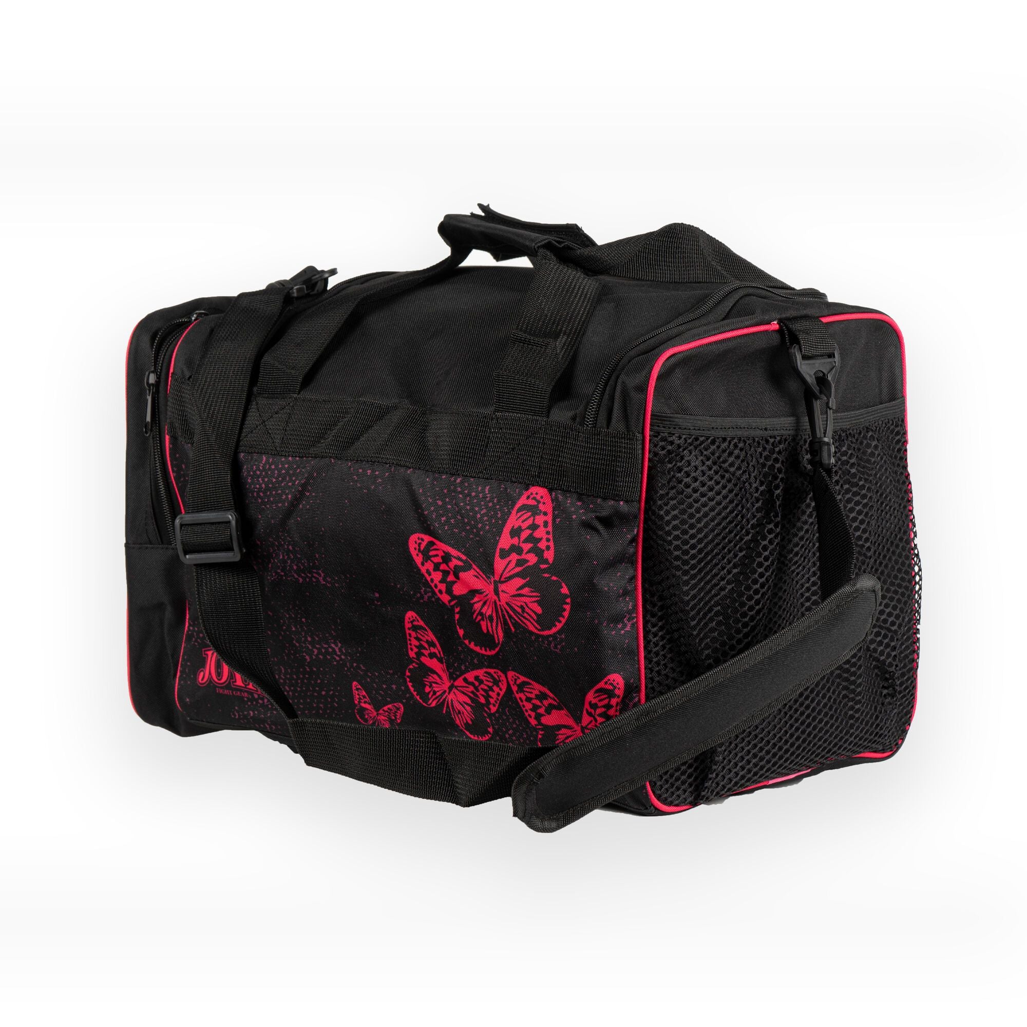 Joya Kinder Schmetterling Sporttasche - Schwarz/Rosa